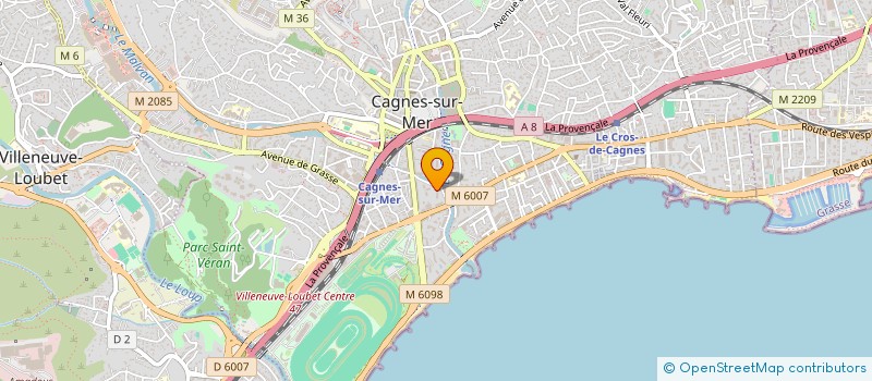 localisation de l'entreprise MADAME STEPHANIE DEVILLE à CAGNES-SUR-MER