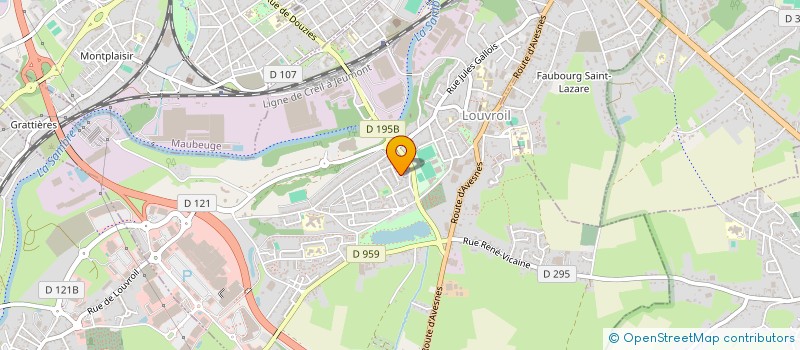 localisation de l'entreprise MADAME STEPHANIE DHENIN  LOUVROIL