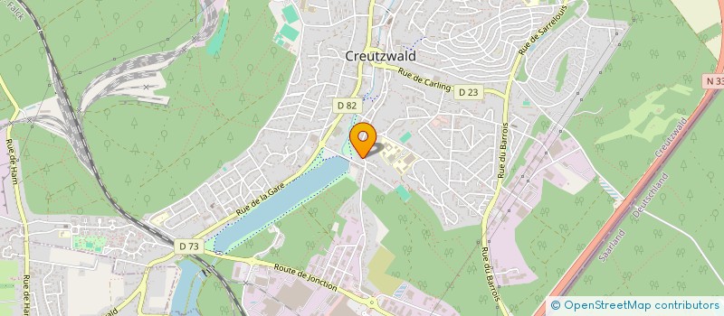 localisation de l'entreprise MADAME STEPHANIE DI BELLA  CREUTZWALD