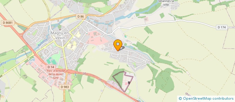 localisation de l'entreprise MADAME STEPHANIE DIAS à MAGNY-EN-VEXIN