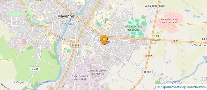 localisation de l'entreprise MADAME STEPHANIE DIDIER  MAYENNE