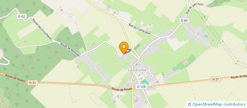 localisation de l'entreprise MADAME STEPHANIE DIOME  LA FEUILLIE