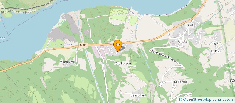 localisation de l'entreprise MADAME STEPHANIE DISDIER  CROTS