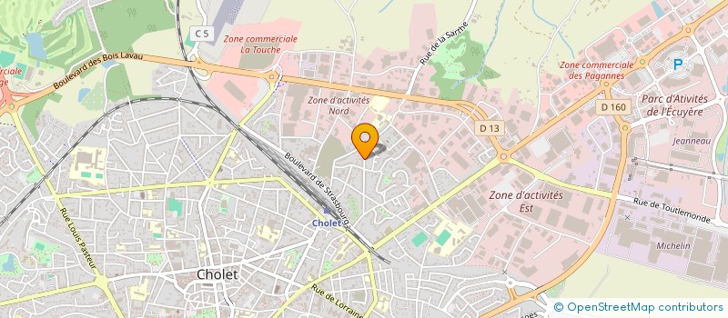 localisation de l'entreprise MADAME STEPHANIE DIXNEUF à CHOLET