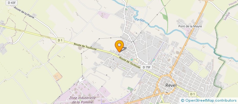 localisation de l'entreprise MADAME STEPHANIE DOASSANS  REVEL