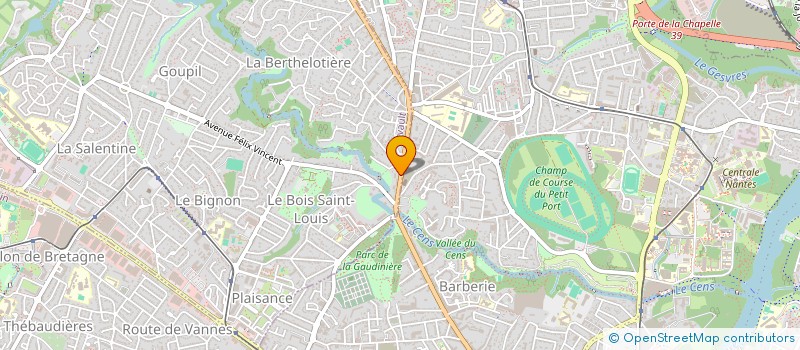 localisation de l'entreprise MADAME STEPHANIE DOBRICOURT  LE CELLIER