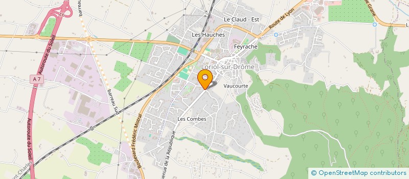 localisation de l'entreprise MADAME STEPHANIE DOCQ  LORIOL-SUR-DROME