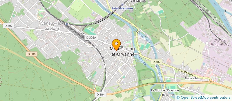 localisation de l'entreprise MADAME STEPHANIE DOIDY  MORET-LOING-ET-ORVANNE