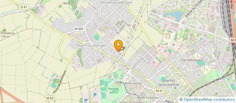 localisation de l'entreprise MADAME STEPHANIE DOLIS  OBERHAUSBERGEN