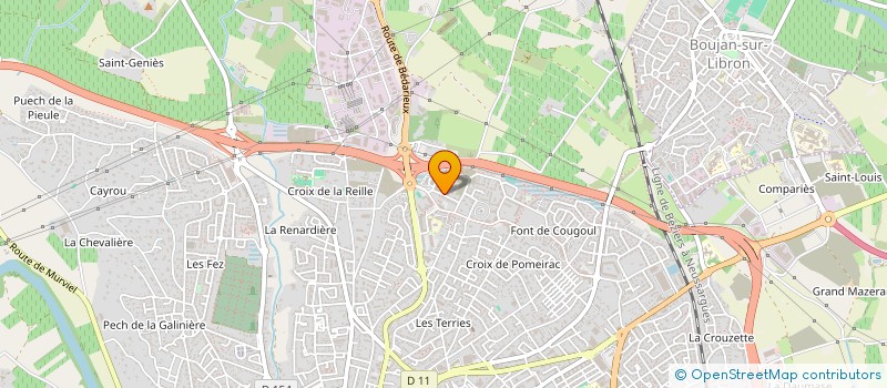 localisation de l'entreprise MADAME STEPHANIE DOMENECH à BEZIERS