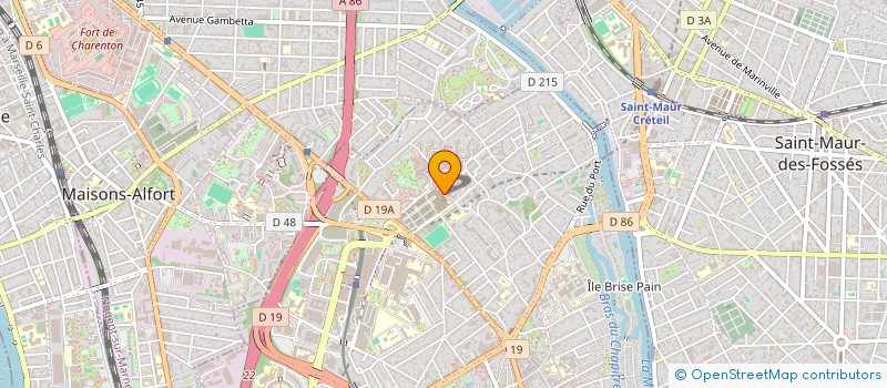 localisation de l'entreprise MADAME STEPHANIE DOMINGUES SILVA  CRETEIL