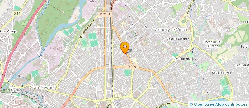 localisation de l'entreprise MADAME STEPHANIE DONNET à ANNECY