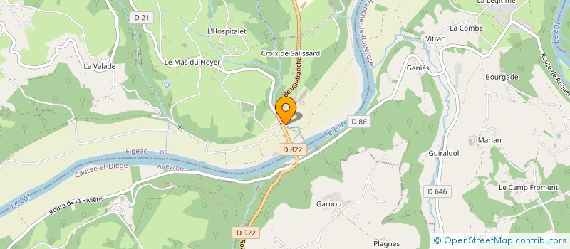 localisation de l'entreprise MADAME STEPHANIE DOYEN  CARDAILLAC