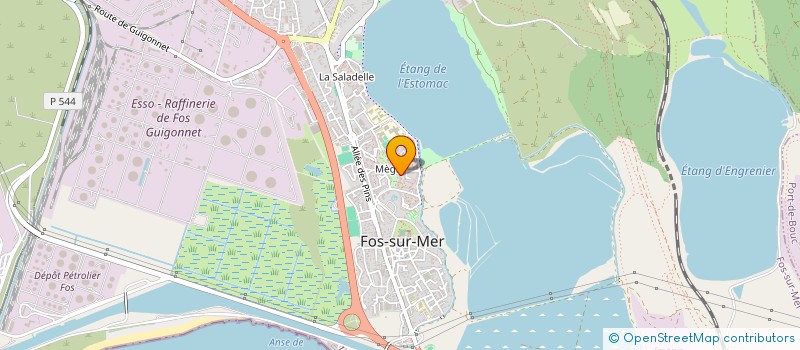 localisation de l'entreprise MADAME STEPHANIE DRITZAS  FOS-SUR-MER