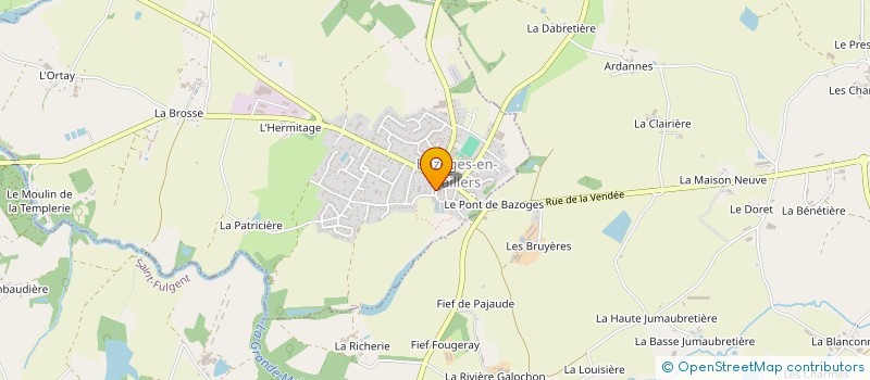 localisation de l'entreprise MADAME STEPHANIE DRONNEAU  BAZOGES-EN-PAILLERS