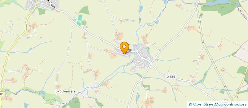 localisation de l'entreprise MADAME STEPHANIE DROUET à MONTREVAULT-SUR-EVRE