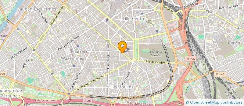 localisation de l'entreprise MADAME STEPHANIE DUBILLOT  LILLE