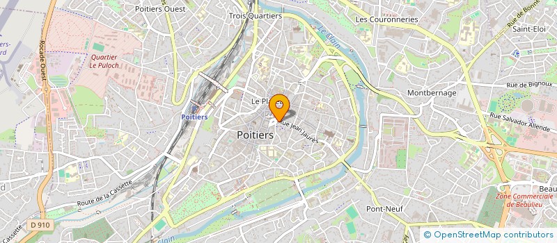 localisation de l'entreprise MADAME STEPHANIE DUBIN  POITIERS