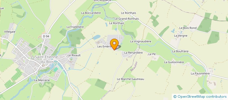 localisation de l'entreprise MADAME STEPHANIE DUBLANC à SAINT-ETIENNE-DU-BOIS