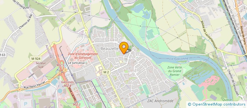 localisation de l'entreprise MADAME STEPHANIE DUBOIS PAGANON  BEAUZELLE