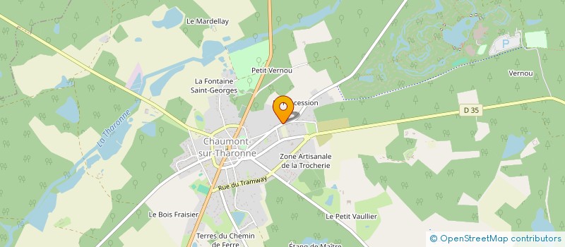 localisation de l'entreprise MADAME STEPHANIE DUBOS  CHAUMONT-SUR-THARONNE