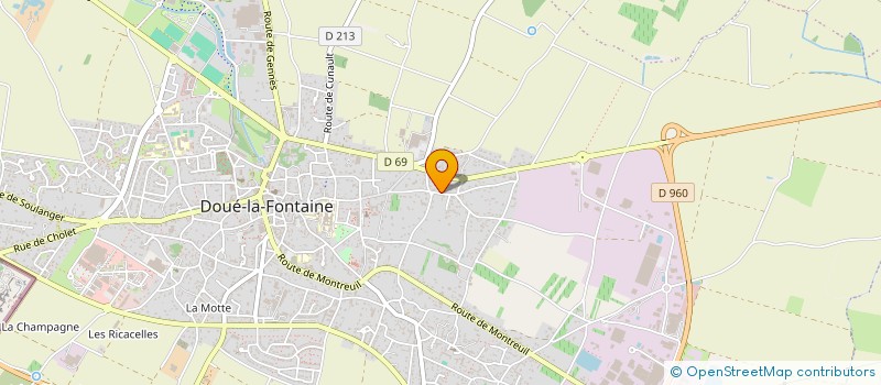 localisation de l'entreprise MADAME STEPHANIE DUBREUIL  DOUE-EN-ANJOU