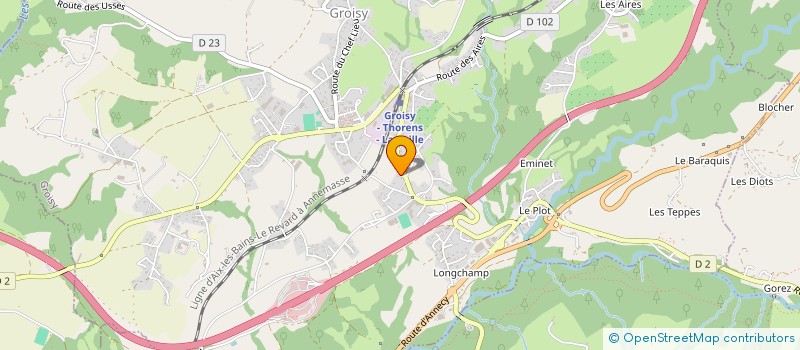 localisation de l'entreprise MADAME STEPHANIE DUCHENE  GROISY