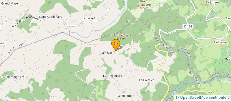 localisation de l'entreprise MADAME STEPHANIE DUCRAY à SAINT-ROMAIN-EN-JAREZ