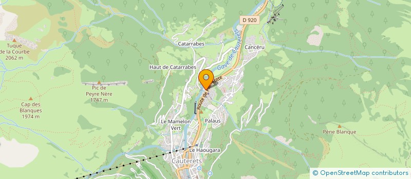 localisation de l'entreprise MADAME STEPHANIE DUFAURE  CAUTERETS