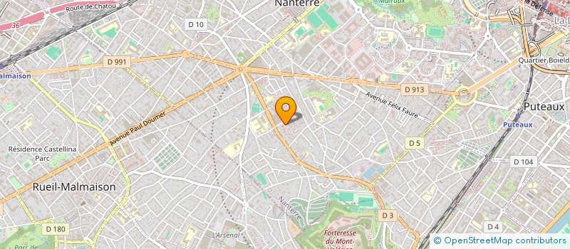 localisation de l'entreprise MADAME STEPHANIE DUFFOUR à NANTERRE