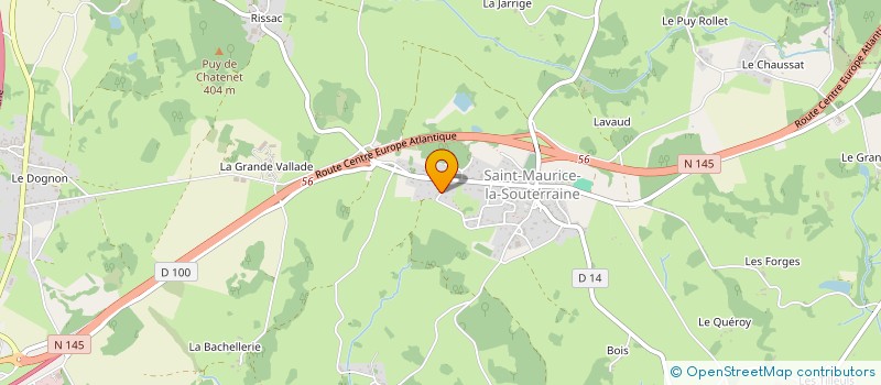 localisation de l'entreprise MADAME STEPHANIE DUFOUR à SAINT-MAURICE-LA-SOUTERRAINE