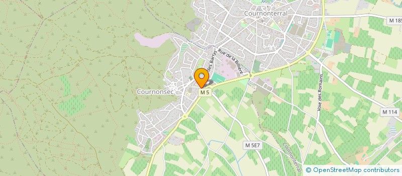 localisation de l'entreprise MADAME STEPHANIE DUFRENOY  COURNONSEC