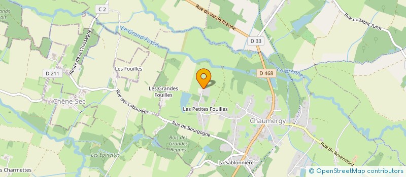 localisation de l'entreprise MADAME STEPHANIE DUFRESNE  CHAUMERGY