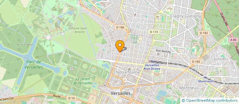 localisation de l'entreprise MADAME STEPHANIE DUGAS  VERSAILLES