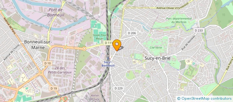 localisation de l'entreprise MADAME STEPHANIE DUJARDIN  SUCY-EN-BRIE
