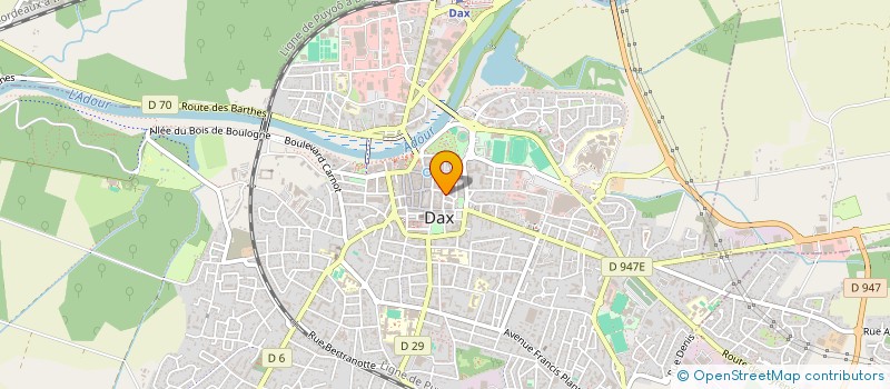 localisation de l'entreprise MADAME STEPHANIE DULOUT  DAX
