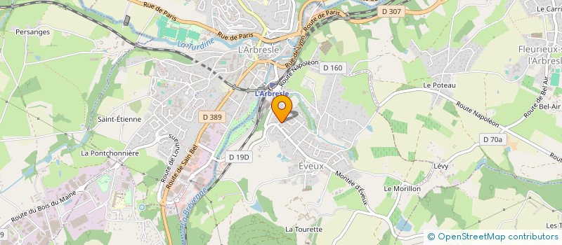 localisation de l'entreprise MADAME STEPHANIE DUMENIL  EVEUX