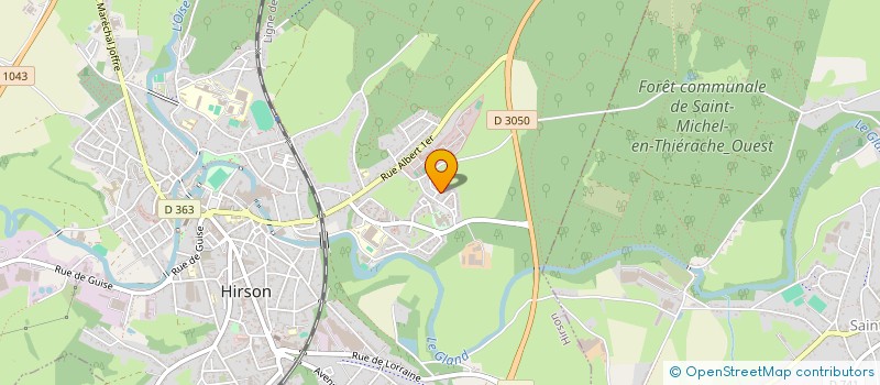 localisation de l'entreprise MADAME STEPHANIE DUMEZ  HIRSON