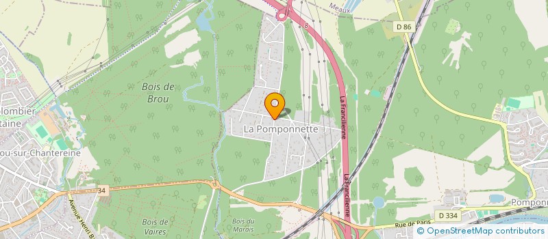 localisation de l'entreprise MADAME STEPHANIE DUMONT  POMPONNE