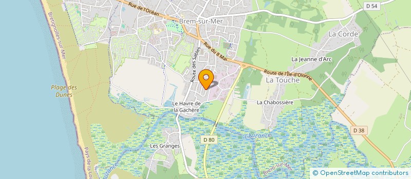 localisation de l'entreprise MADAME STEPHANIE DUMONT à BREM-SUR-MER