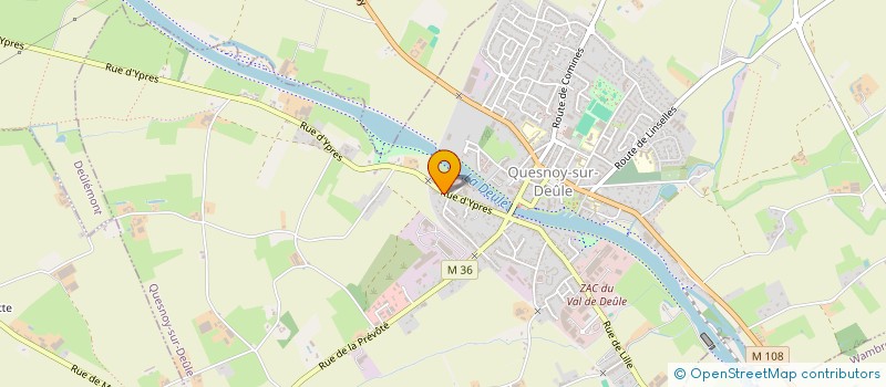 localisation de l'entreprise MADAME STEPHANIE DUMORTIER à QUESNOY-SUR-DEULE