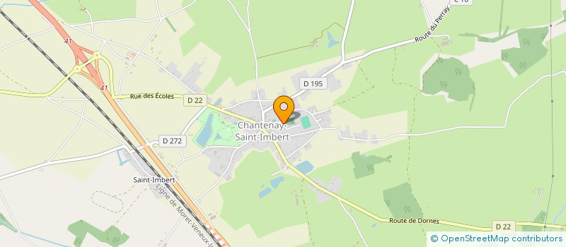 localisation de l'entreprise MADAME STEPHANIE DUMOULIN à CHANTENAY-SAINT-IMBERT