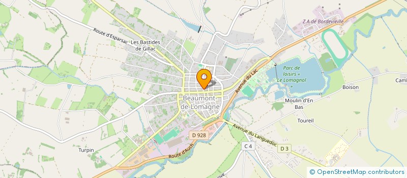 localisation de l'entreprise MADAME STEPHANIE DUPEYRE  BEAUMONT-DE-LOMAGNE