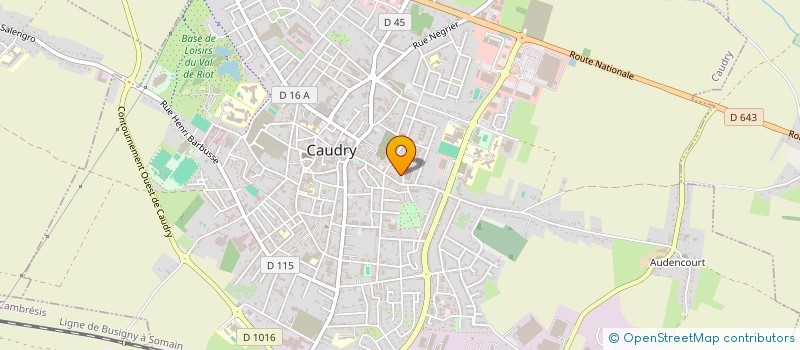 localisation de l'entreprise MADAME STEPHANIE DUPONT  CAUDRY