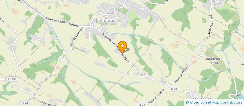 localisation de l'entreprise MADAME STEPHANIE DUPORT  CORRONSAC