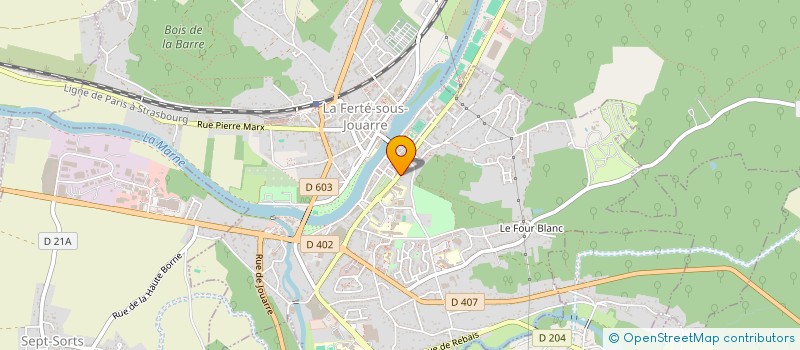 localisation de l'entreprise MADAME STEPHANIE DUPUIS à LA FERTE-SOUS-JOUARRE
