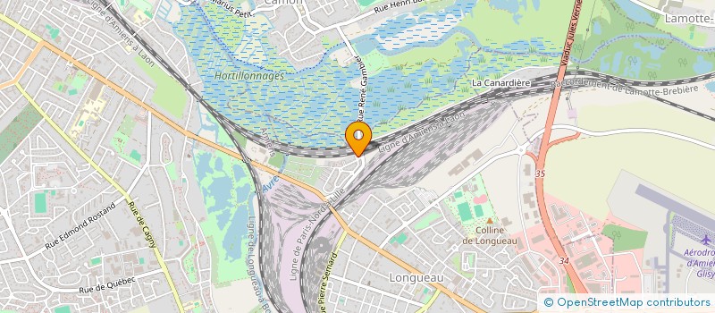 localisation de l'entreprise MADAME STEPHANIE DUPUIS  LONGUEAU