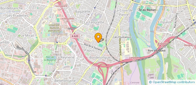 localisation de l'entreprise MADAME STEPHANIE DURAND  TOULOUSE