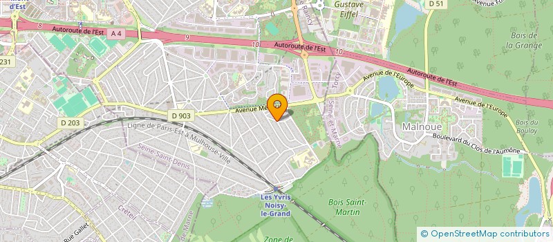 localisation de l'entreprise MADAME STEPHANIE DURAND  NOISY-LE-GRAND