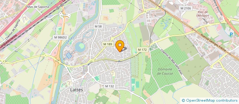 localisation de l'entreprise MADAME STEPHANIE DUVAL à LATTES